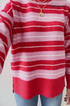 Red Pink Stripe