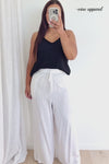 White Pinstripe