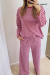 Burgundy Stripe