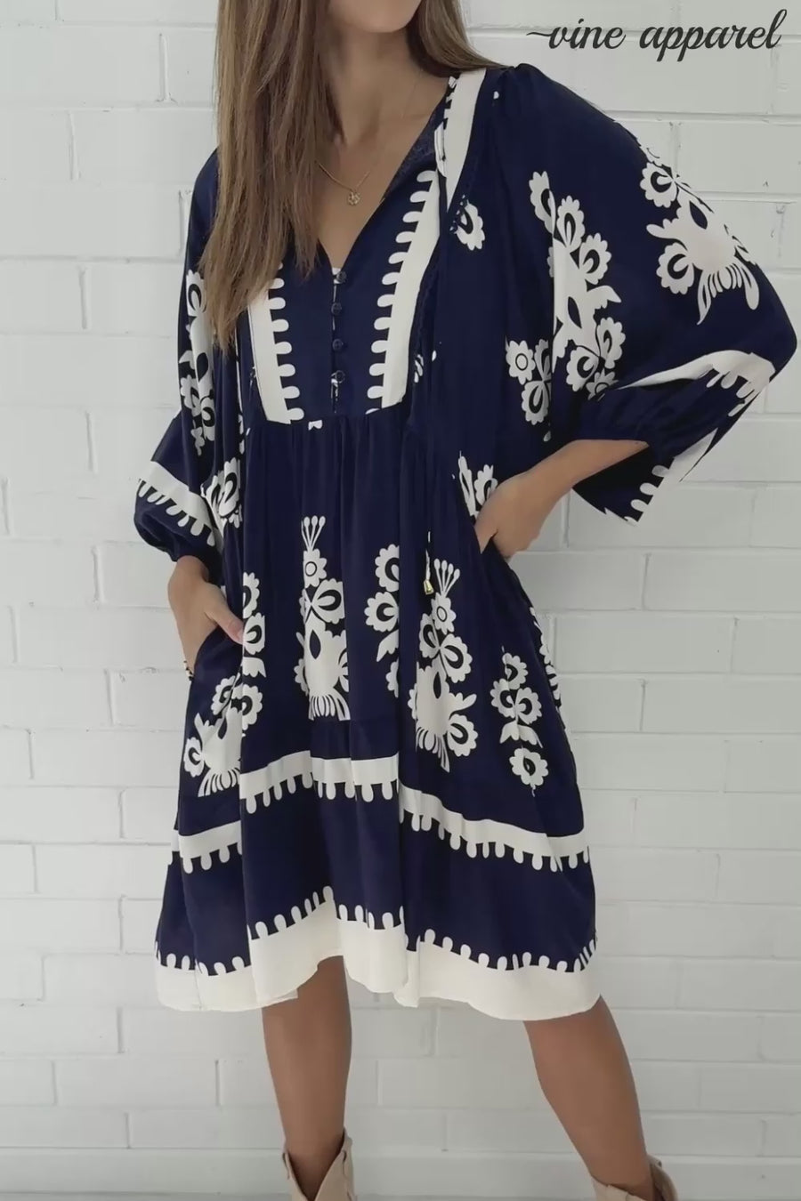 Navy Boho