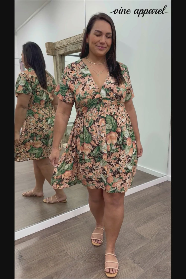 Peach Floral