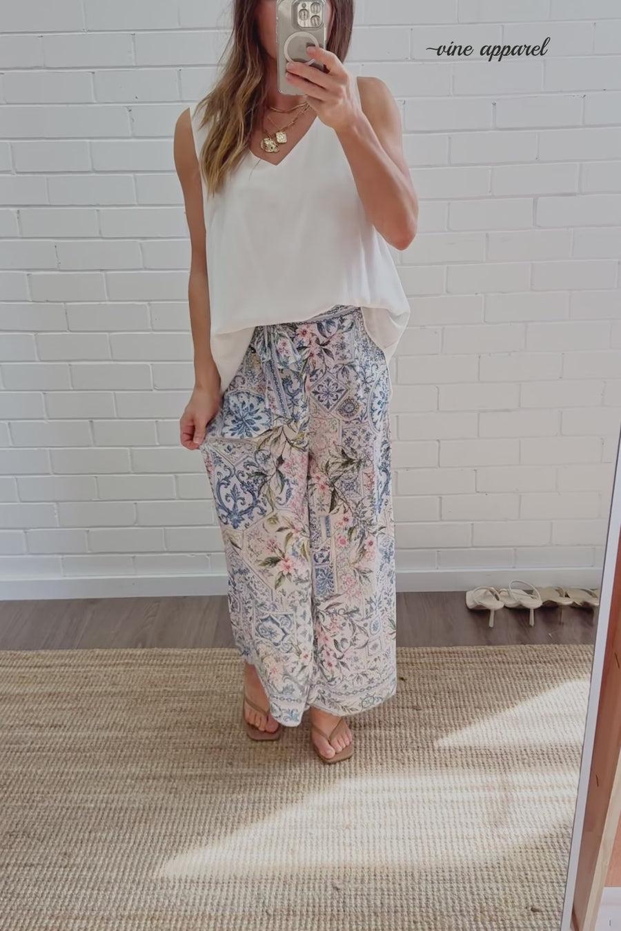 Floral Tile Print