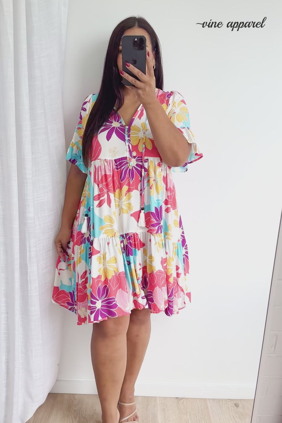 Hot Pink Multi Tropic