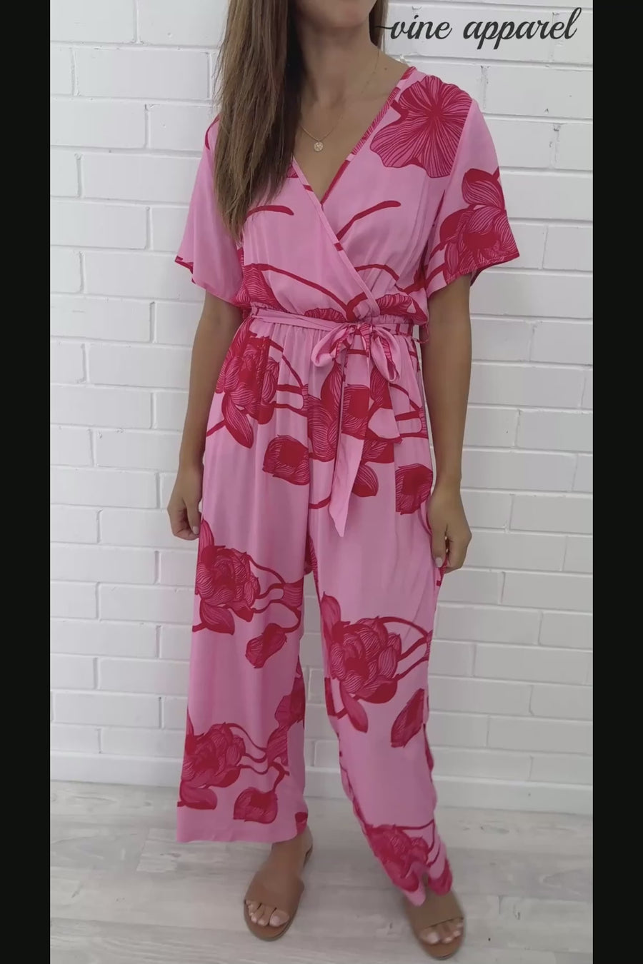 Pink Red Floral