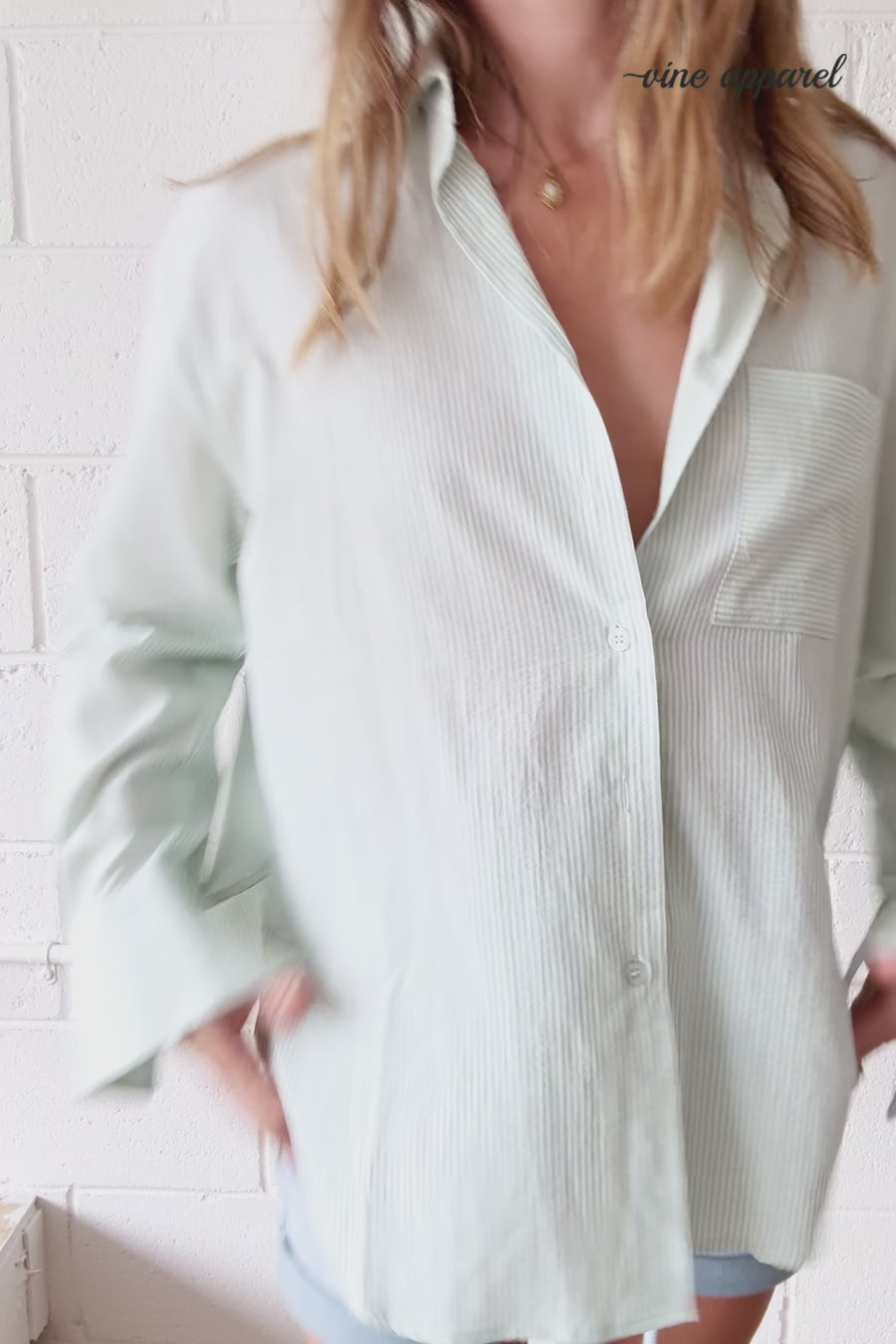 Mint Stripe
