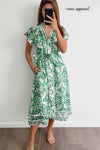 Green White Tile