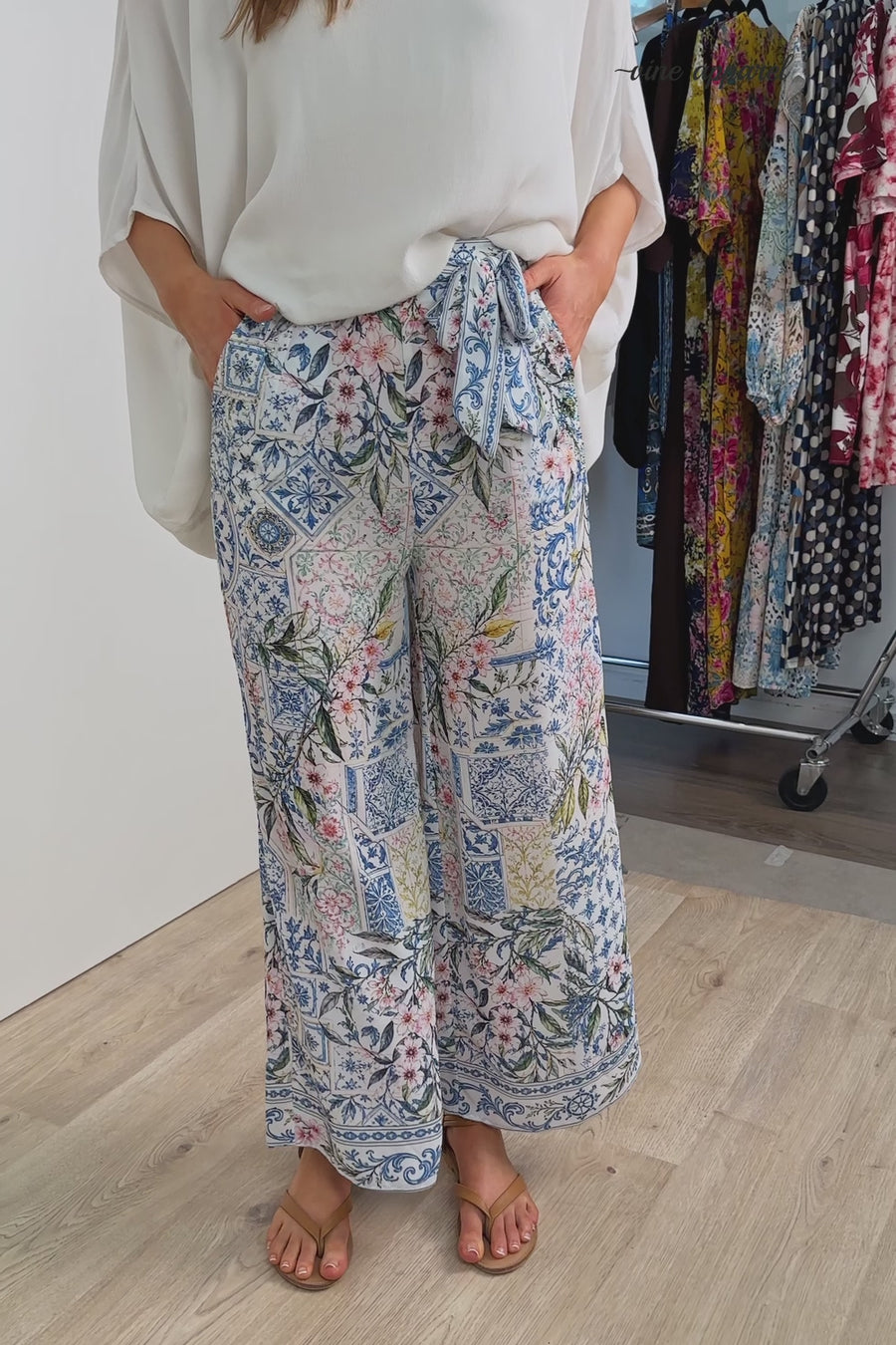 Floral Tile Print
