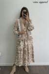 Cream Floral