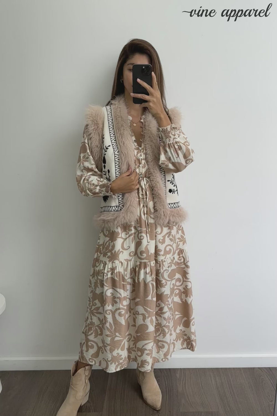 Cream Floral
