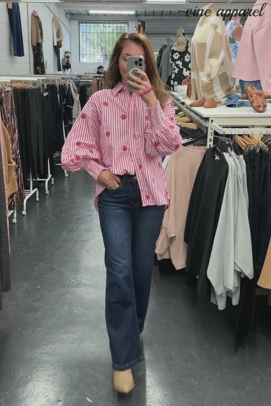 Berry Pink Stripe