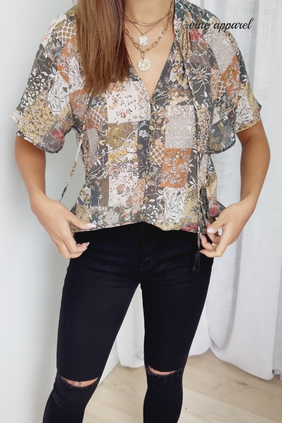 Black Multi Patchwork