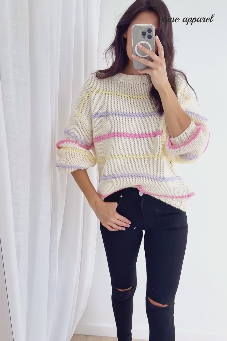 Cream Stripe