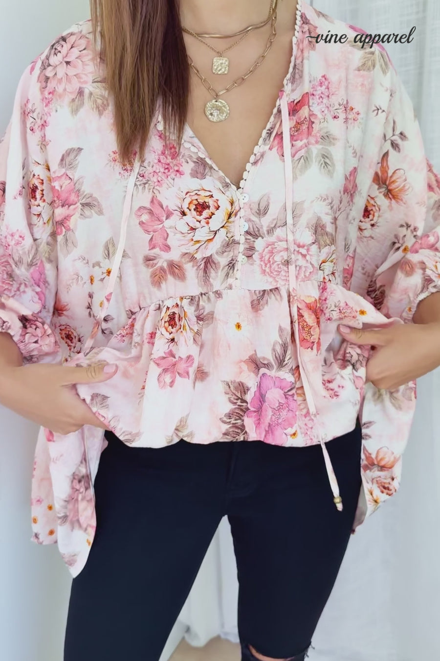 Pink Vintage Floral
