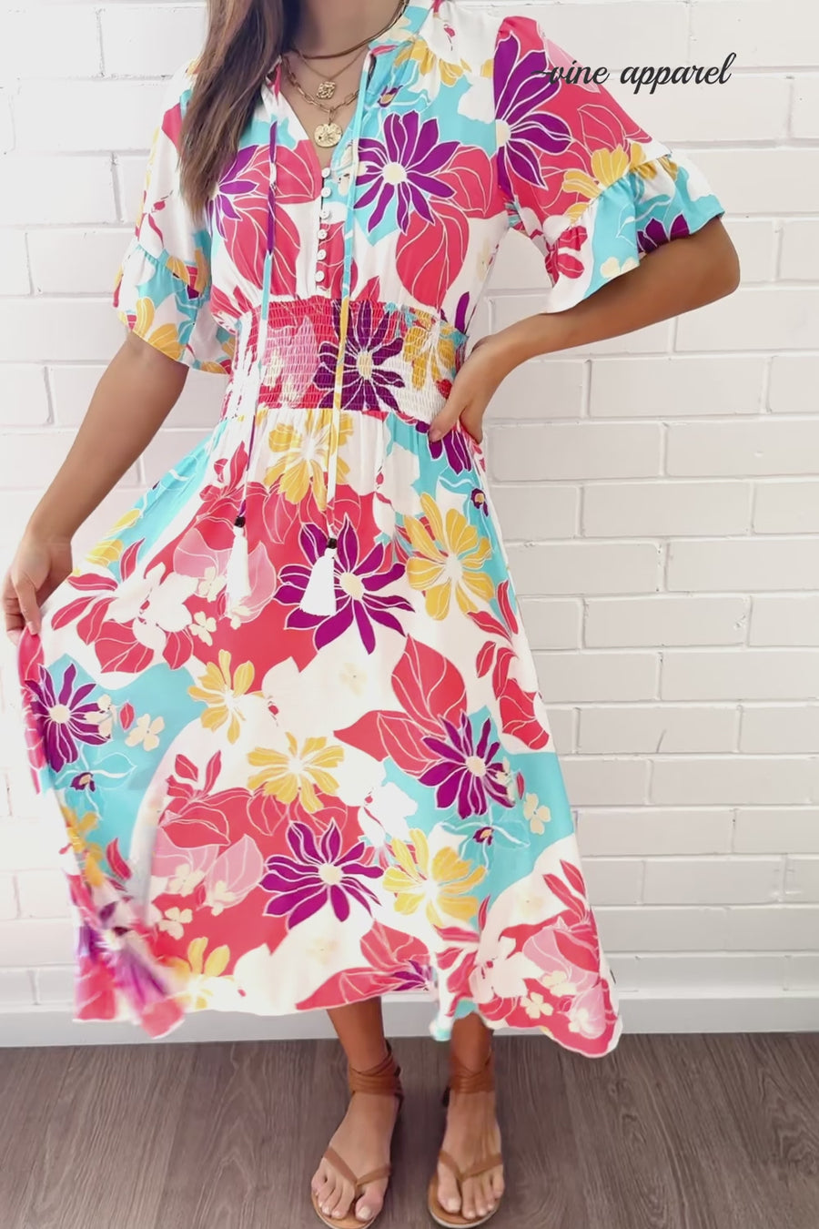 Hot Pink Multi Tropic