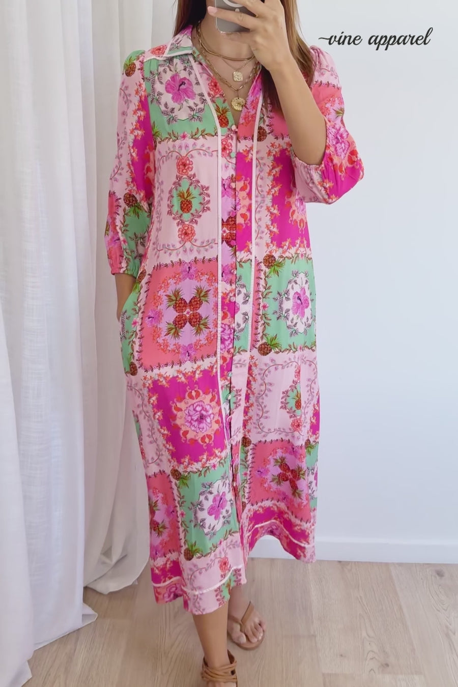 Pink Floral Patchwork