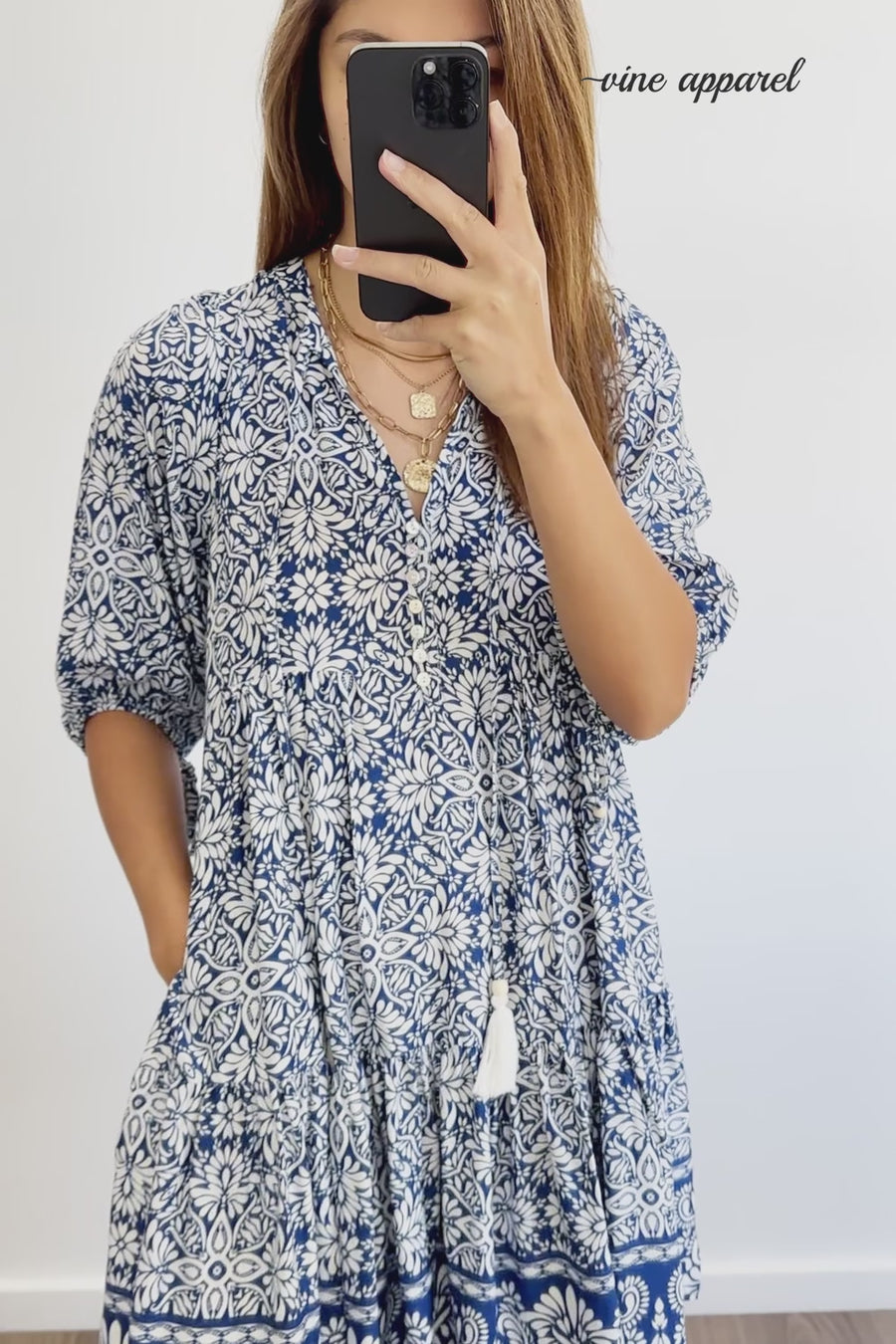 Blue White