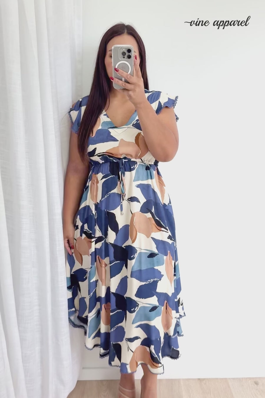 Blue Multi Leaf
