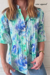 Blue Turquoise Floral
