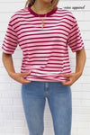 Burgundy Stripe