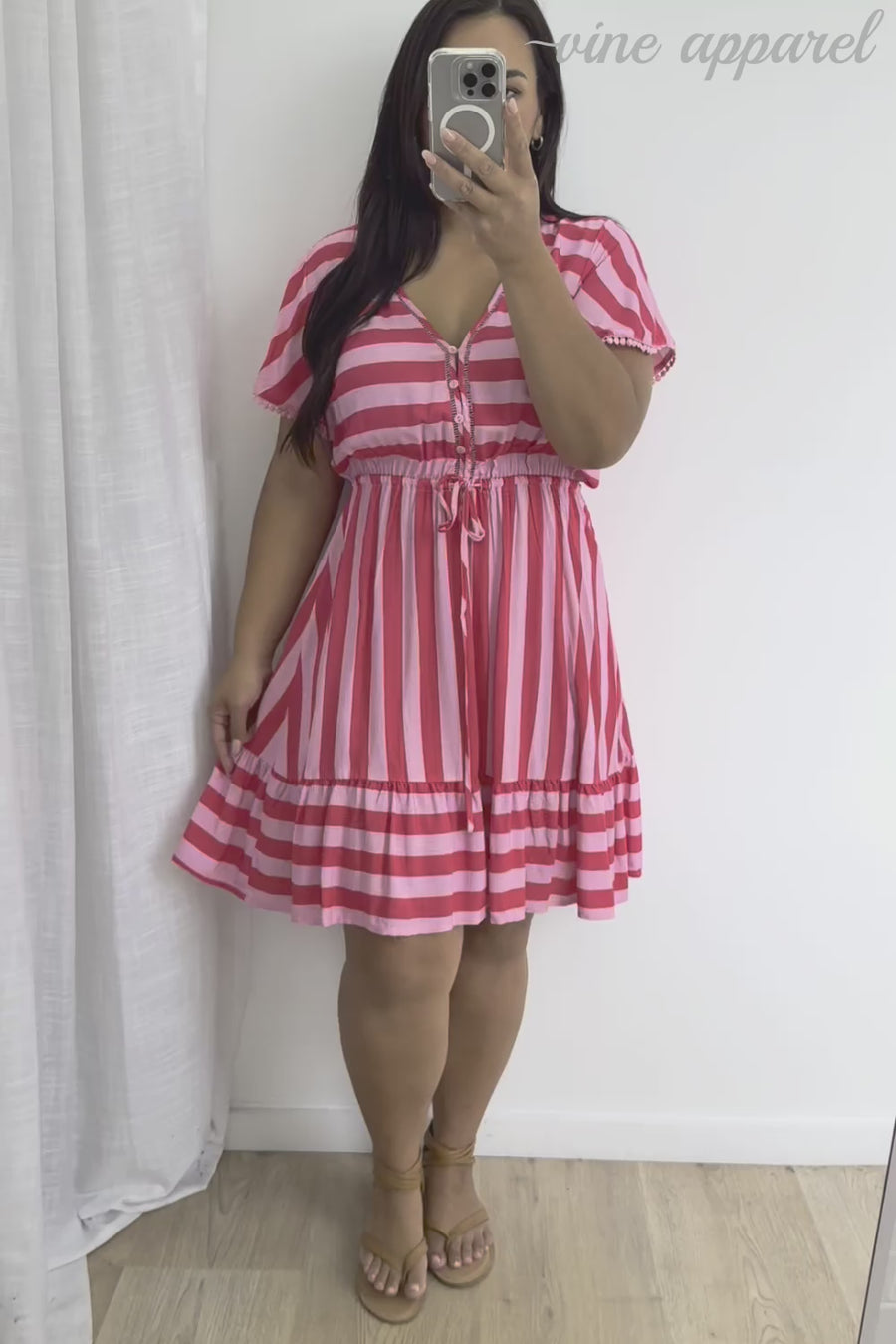 Pink Red Stripe