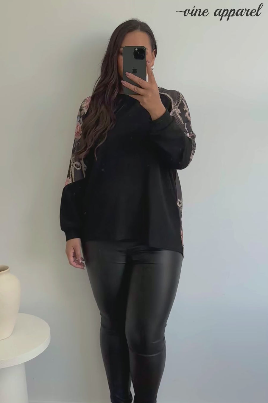 Black Floral