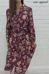 Burgundy Floral