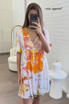 Orange Floral