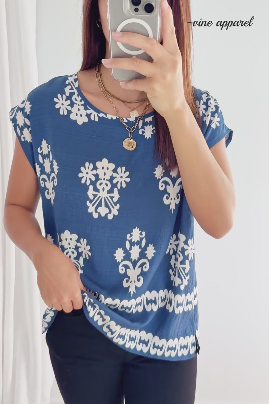 Blue White
