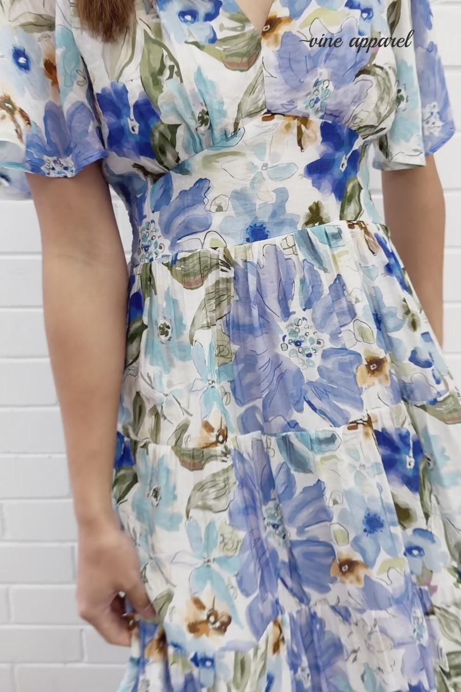Blue Multi Floral