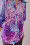 Purple Blue Floral