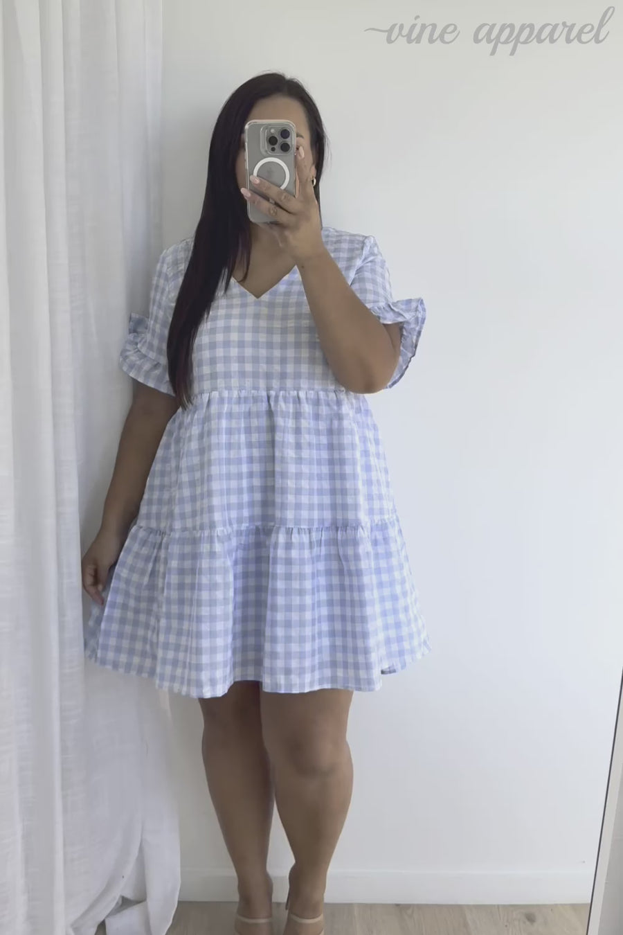 Pale Blue Gingham