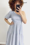Blue White Stripe