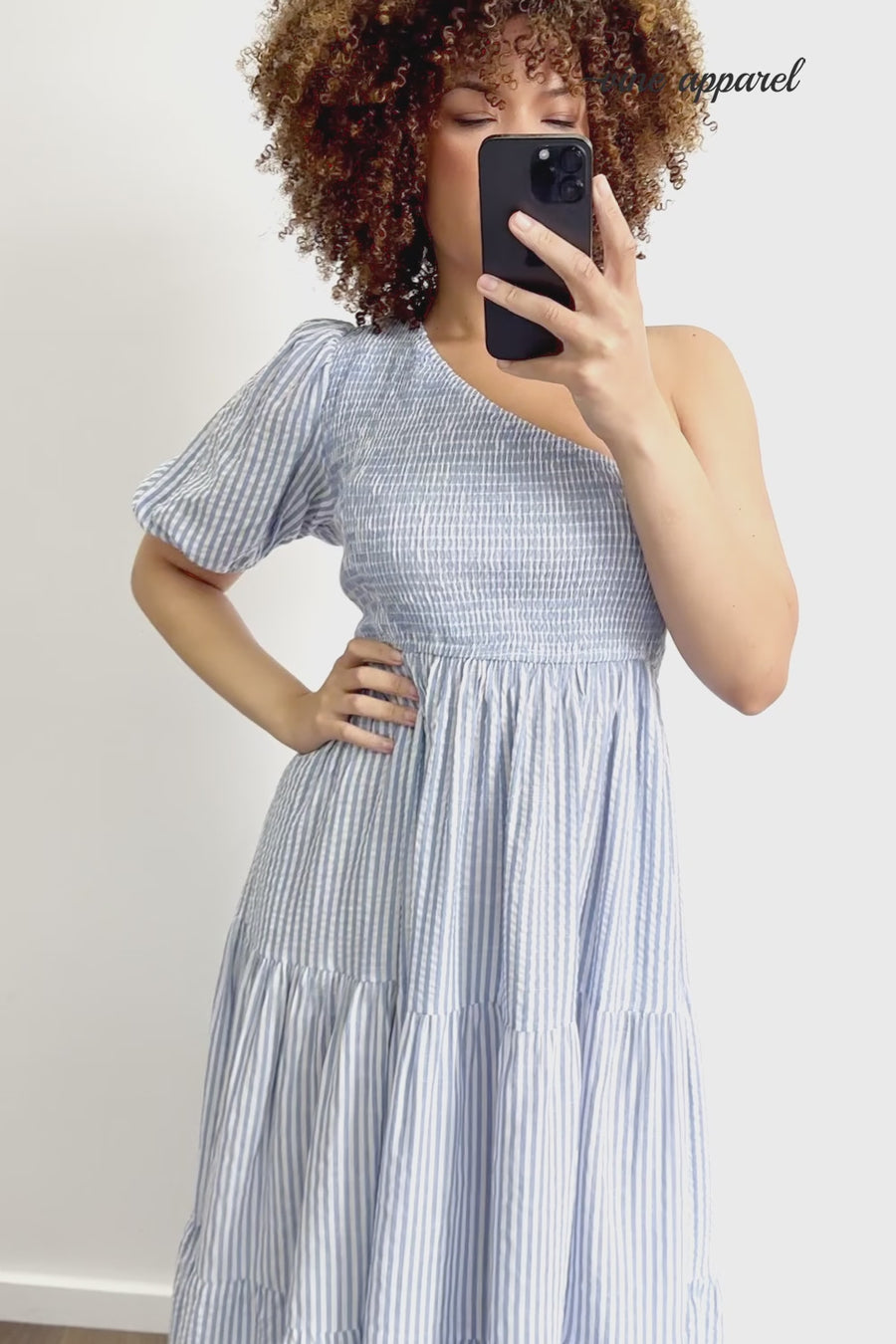 Blue White Stripe