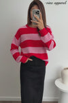 Pink Red Stripe