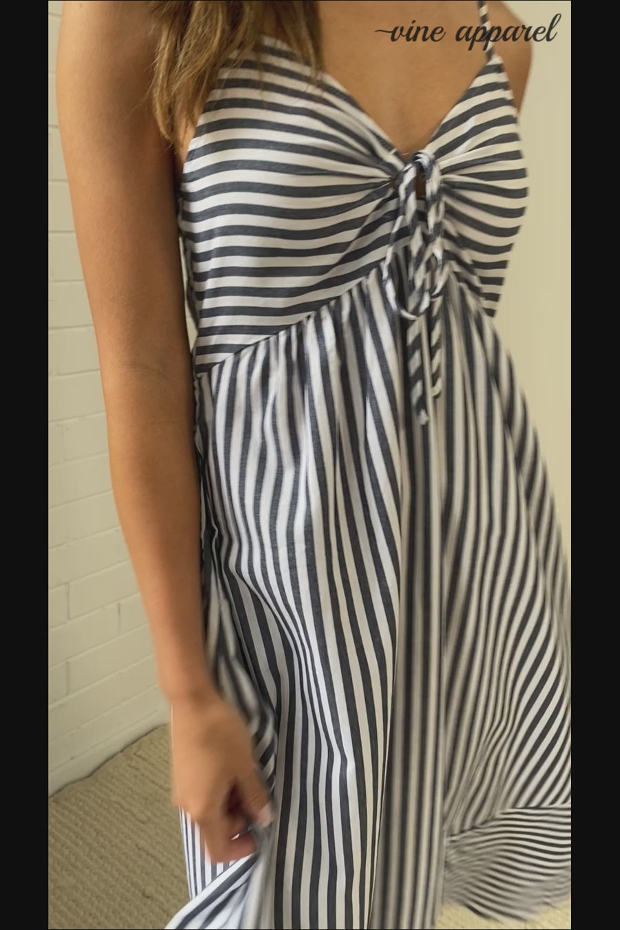 Slate White Stripe