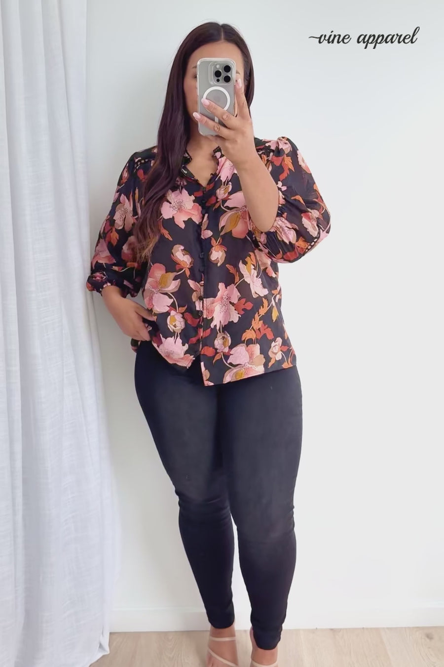 Black Blush Floral