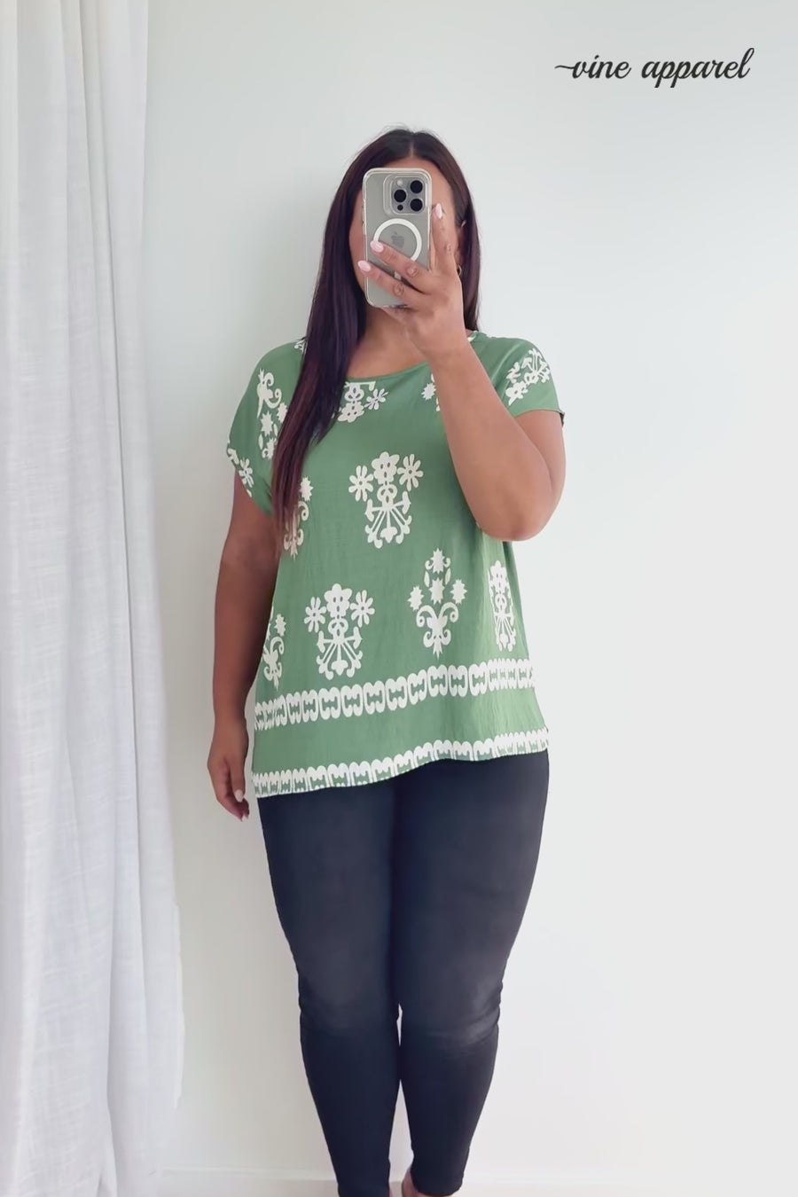 Green White