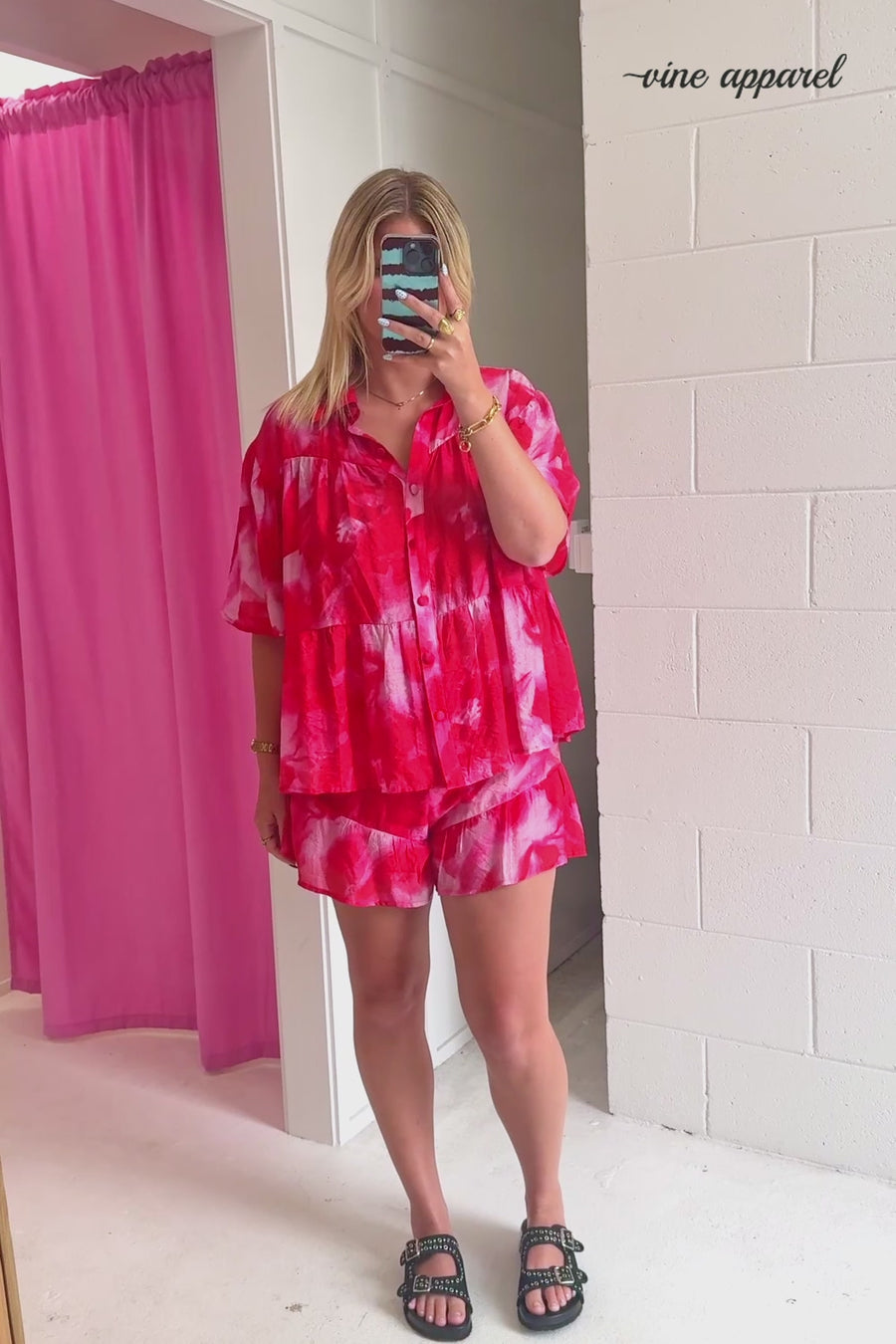 Red Crush Tie Dye