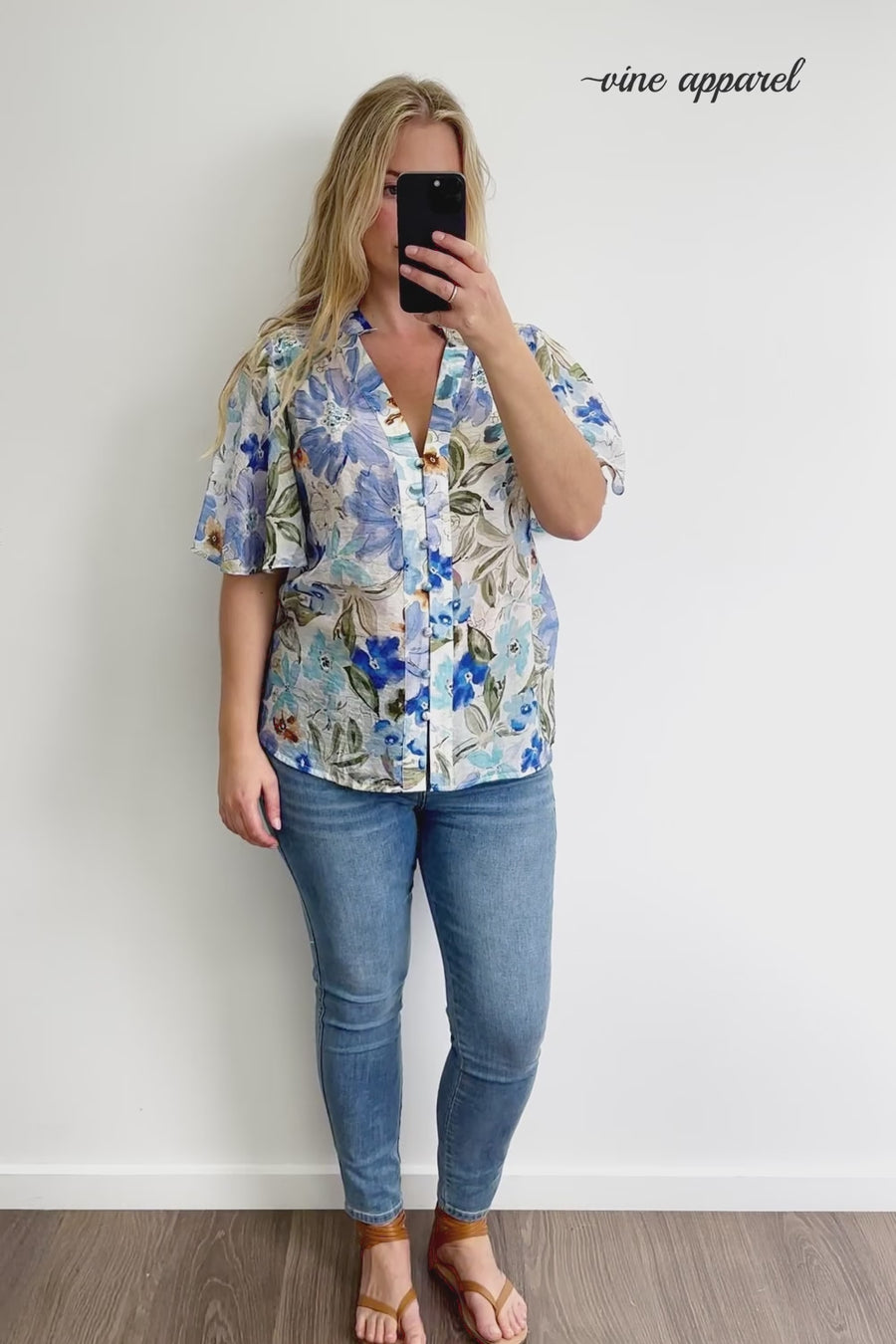 Blue Multi Floral