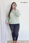 Sage White Stripe