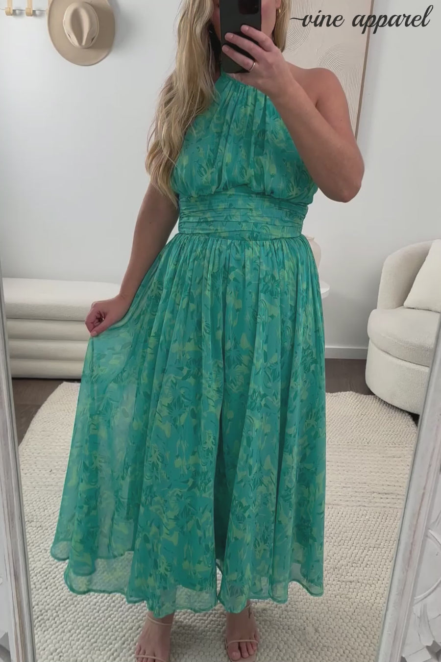 Blue Turquoise Floral