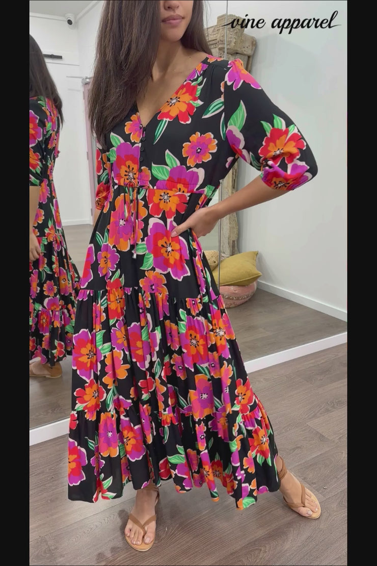 Black Floral