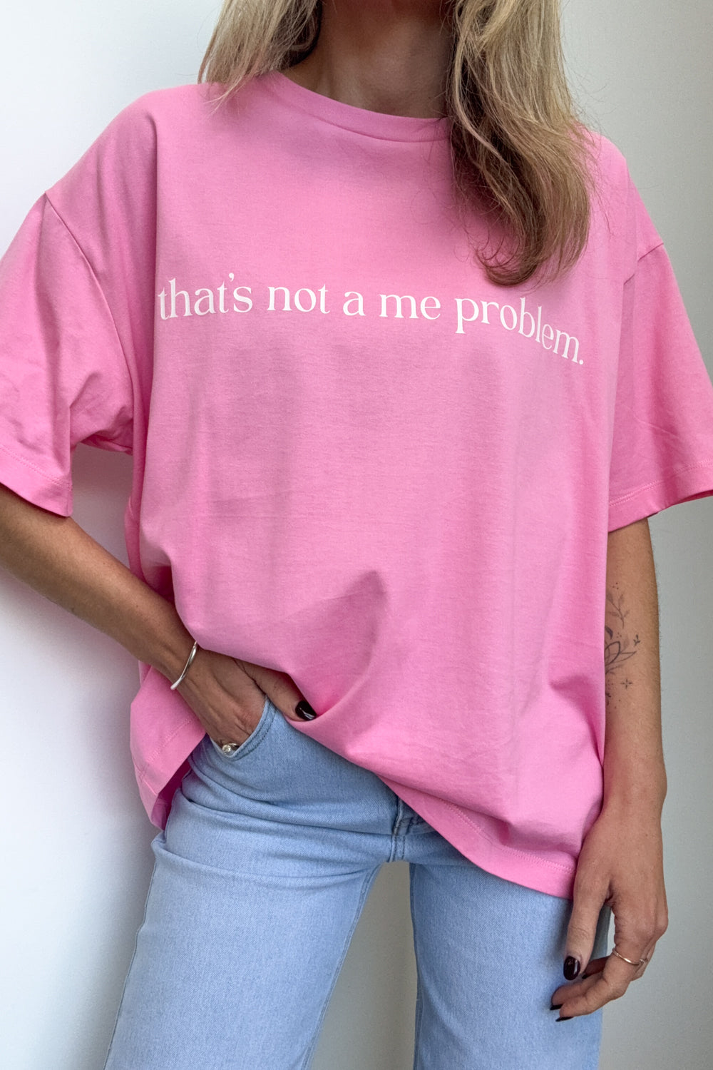 That's Not A Me Problem Oversized Tee – Vine Apparel