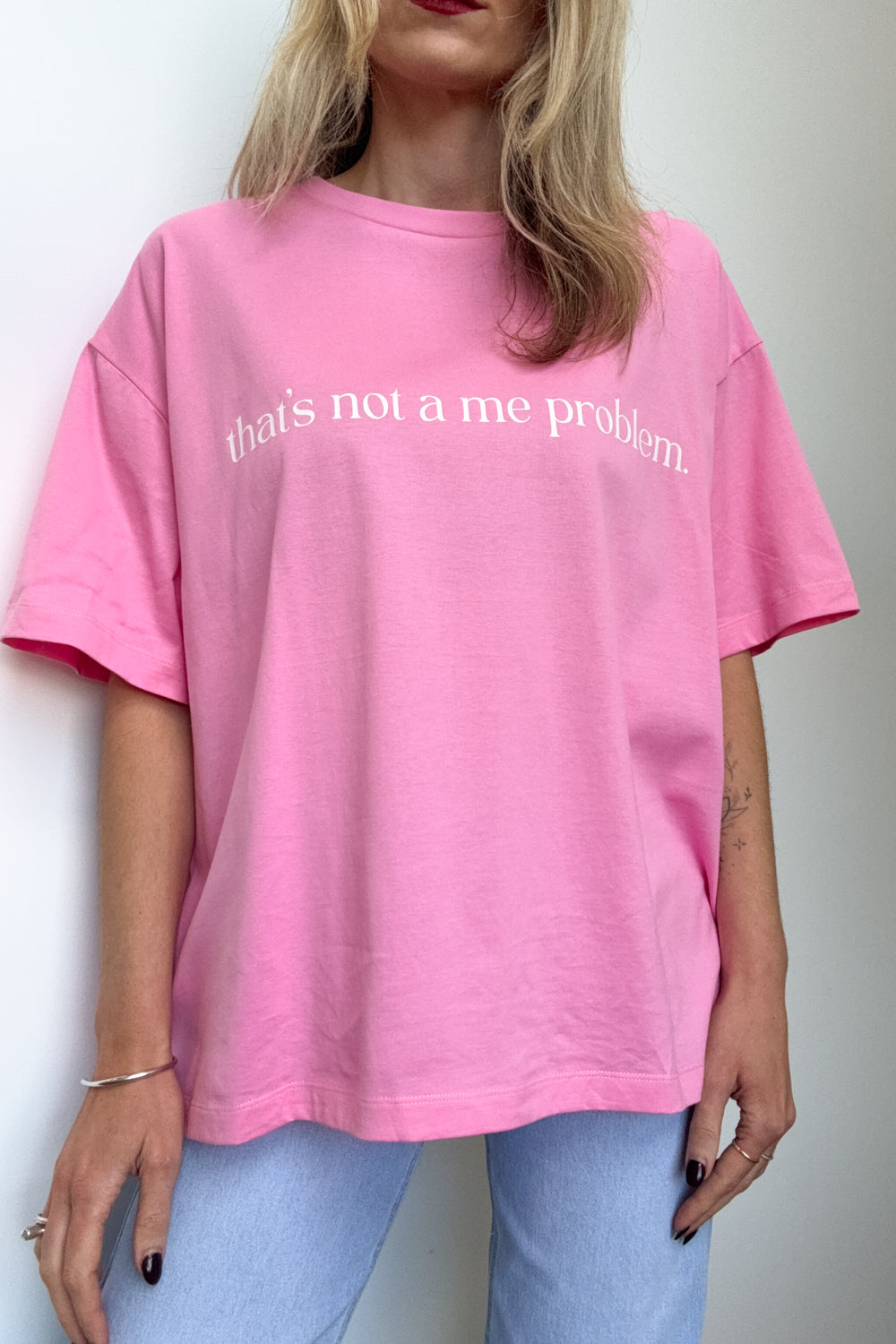 That's Not A Me Problem Oversized Tee – Vine Apparel