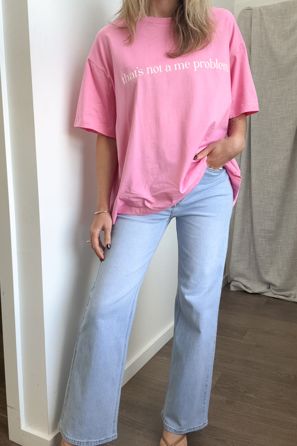 That's Not A Me Problem Oversized Tee – Vine Apparel