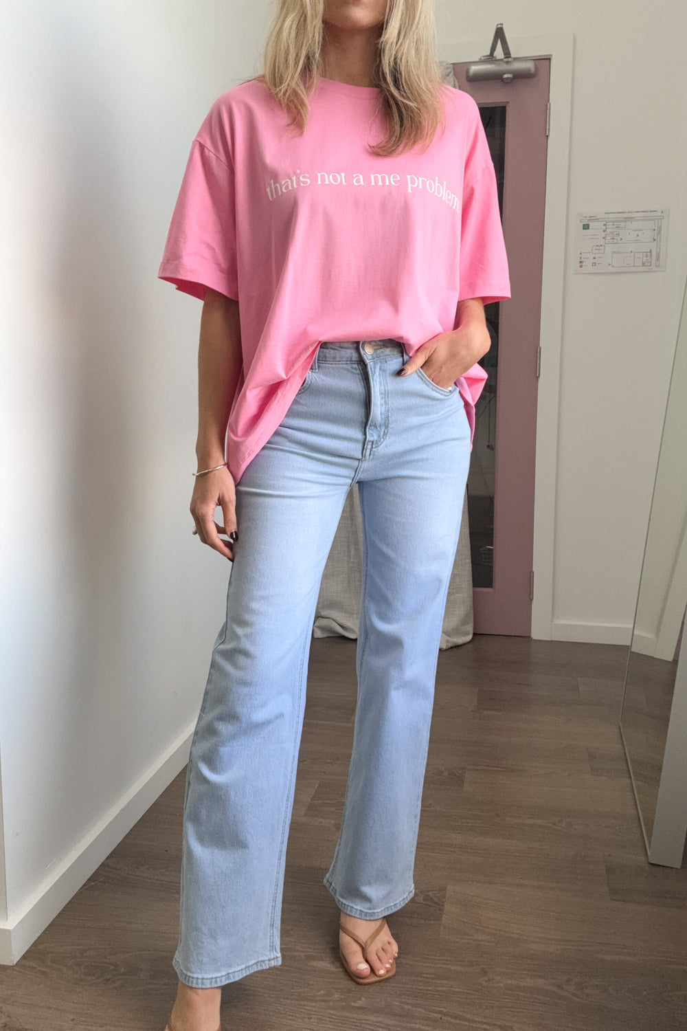 That's Not A Me Problem Oversized Tee – Vine Apparel