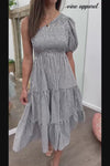 Grey White Stripe