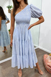 Blue White Stripe