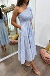 Blue White Stripe