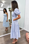 Blue White Stripe